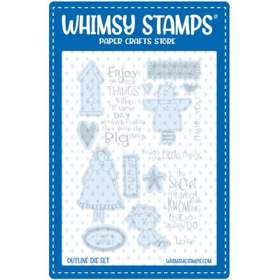 Whimsy Stamps Outline Dies - Prim Little Things